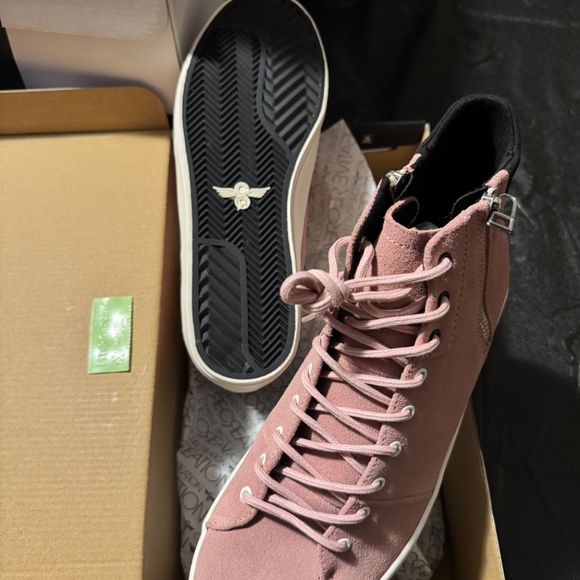 Creative Recreation Carda Hi Top Zipper Shoes in Pink sz 10 - Picture 4 of 5